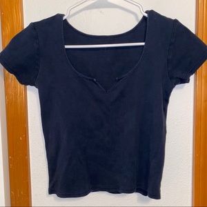 Brandy Rin Navy top